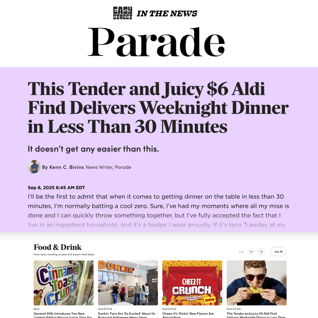 Parade Magazine on Easy Street Chicken